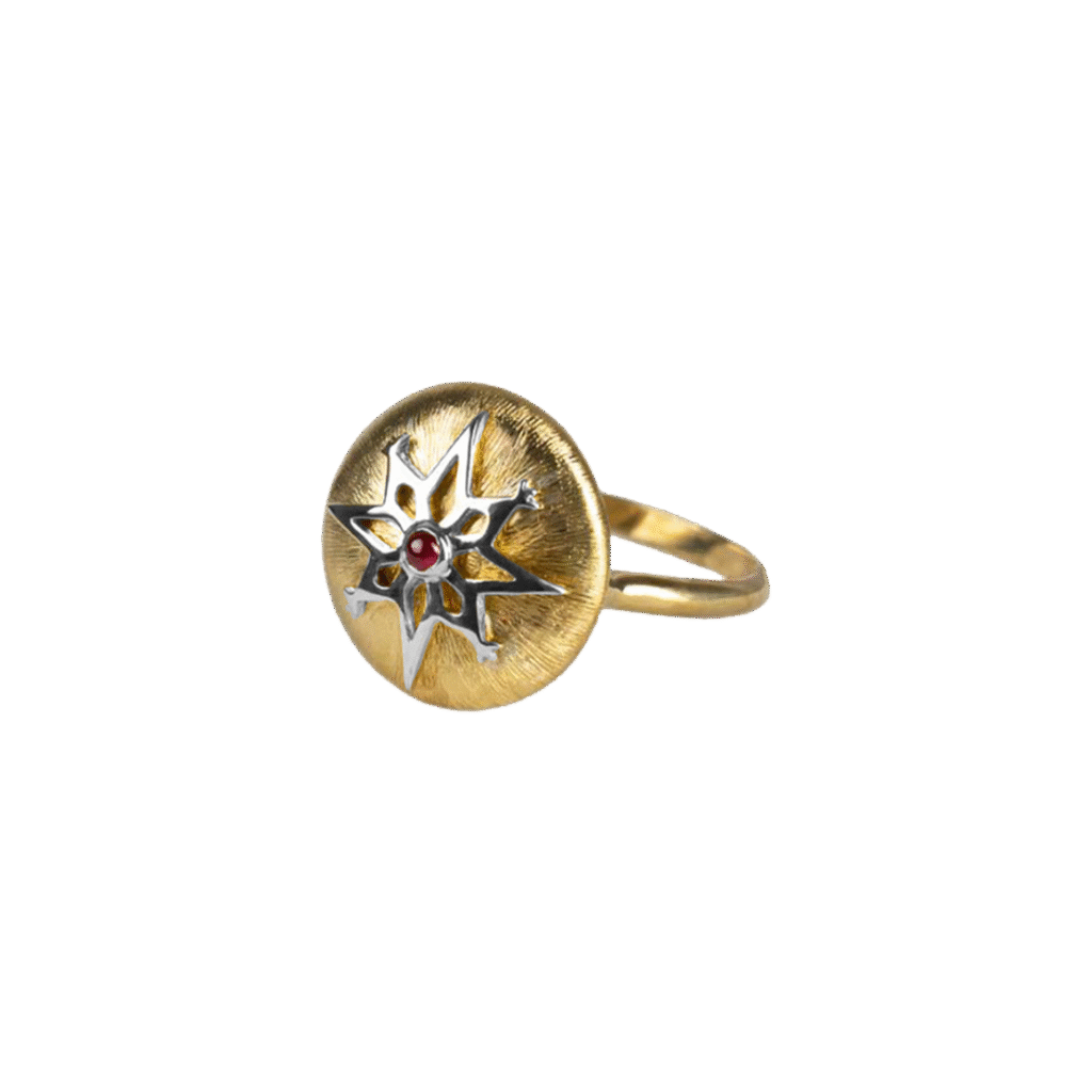 anello patrono oro giallo 18k