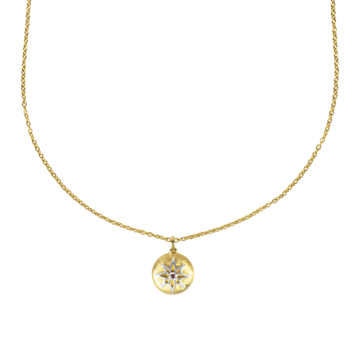 collana patrono oro giallo 18k