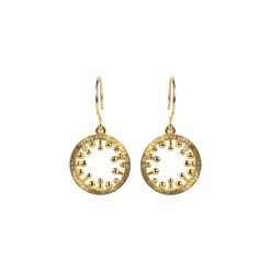 orecchini rubra oro giallo 18k